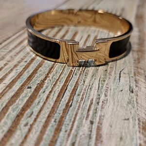 Gold and Black Men's Bracelet